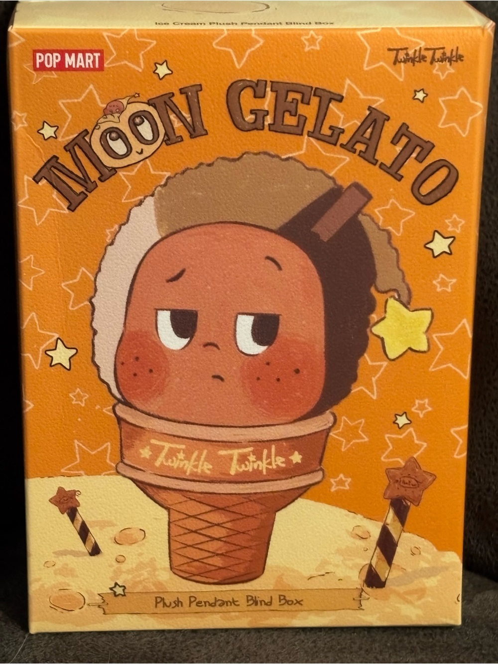 Moon Gelato Twinkle Twinkle Ice Cream Plush Pendant NWT